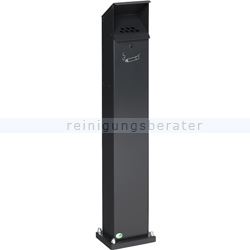 Standascher VAR Standsäule eckig SG 124 anthrazit