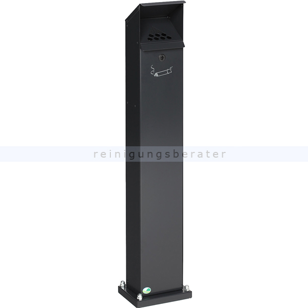 Standascher VAR Standsäule eckig SG 124 anthrazit