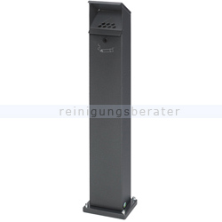 Standascher VAR Standsäule eckig SG 124 antik-silber