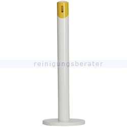 Standascher VAR Standsäule rund SG 105 R weiß