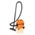 Zusatzbild Staubsauger Hitachi CV 400 PRO orange im SET mit Parkett