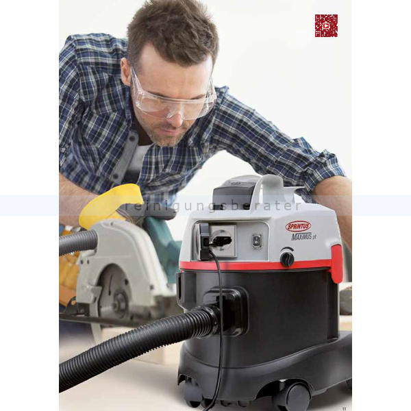 Staubsauger Sprintus Maximus pt T12 mit CE Steckdose für Elektrowerkzeuge 