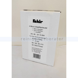 Staubsaugerbeutel Fakir Micro-Vliesfilter SC ÖKO 4 Stück