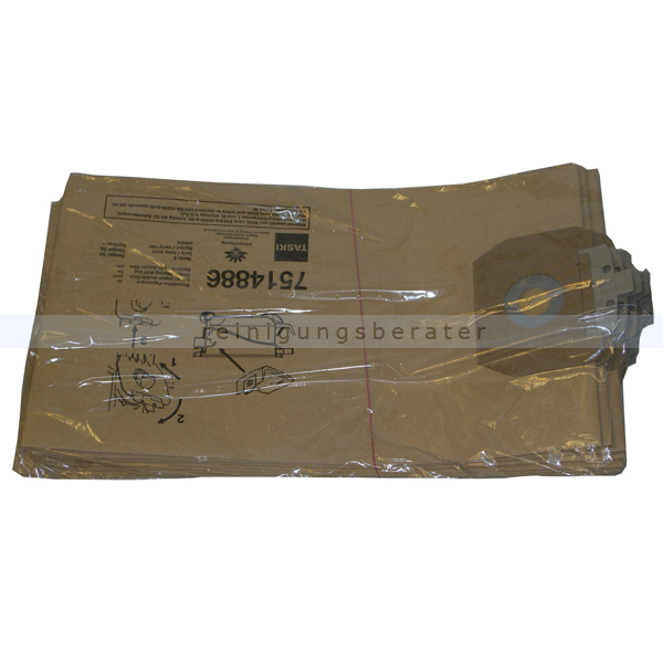 Staubsaugerbeutel Taski vento, Aero aus Papier, 10 Stück