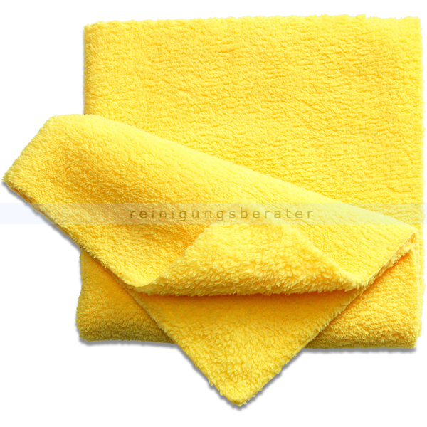 Staubtuch Mopptex Mikrofasertuch gelb 35x35 cm