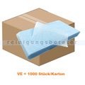 Staubtuch Viskose blau 60x25 cm 1000 Stück
