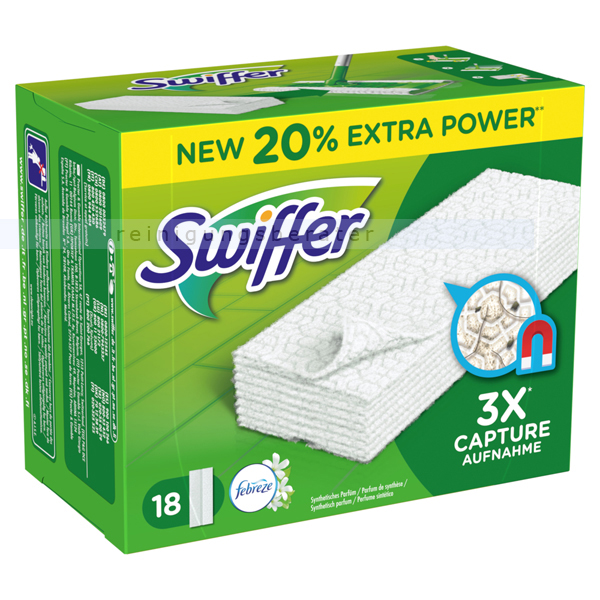 Staubwedel Swiffer Febreze-Tücher Nachfüllpackung 18 Tücher