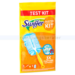 Staubwedel Swiffer Staubmagnet Testkit mit Griff und 1 Tuch