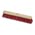 Zusatzbild Straßenbesen Nölle Elaston glatt rot, mit Stielloch, 60 cm