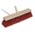 Zusatzbild Straßenbesen Sorex Elaston glatt rot, mit Stielloch, 40 cm