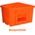 Zusatzbild Streugutbehälter Salzkontor Heilbronn mit Auslauf orange 550 L