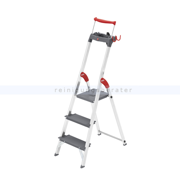 Stufen Stehleiter Hailo ProfiLine S 225 XXR, 3 Stufen