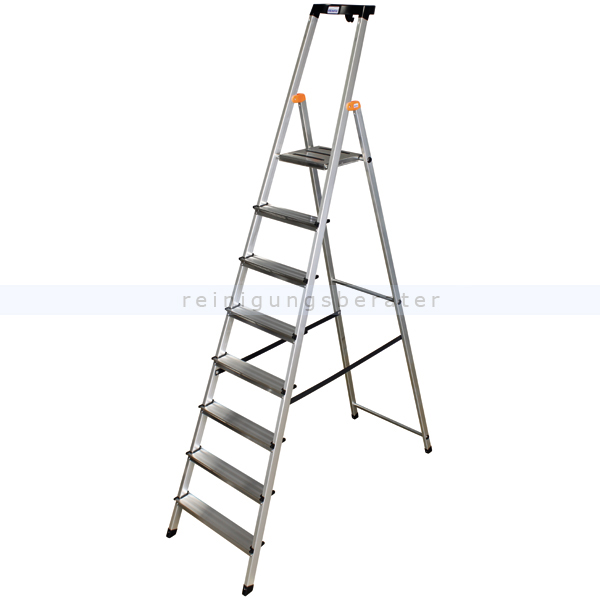 Stufen Stehleiter Krause Safety Aluminium 8 Stufen