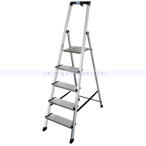 Stufen Stehleiter Krause Sepuro Aluminium 5 Stufen