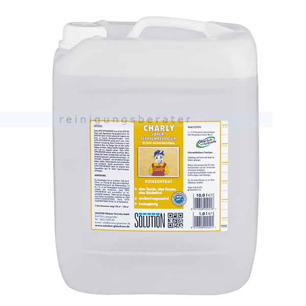 Superteppichreiniger Solution Glöckner Charly 10 L