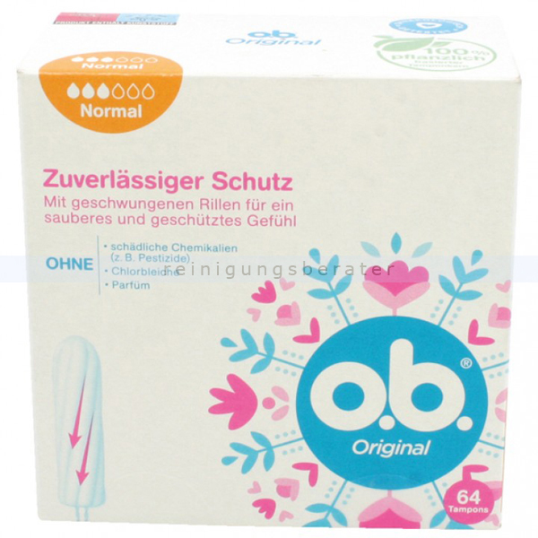 Tampons o.b. Original Normal 64 Stück Pack