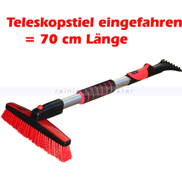 Teleskop Eiskratzer mit Besen