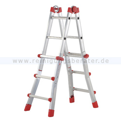 Teleskopleiter Hailo MTL Aluminium-Multifunktions-Leiter 4x3