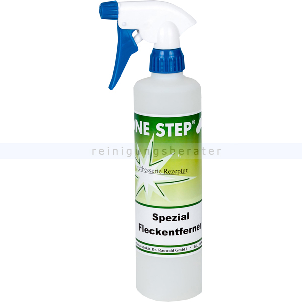 Dr. Rauwald One Step Fleckenentferner Spezial 500 ml besonders kraftvoll gegen Teerflecken, Kaugummi, Wachs etc. 4900