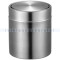 Tischabfalleimer Easybin 1,5 L Silber Metall
