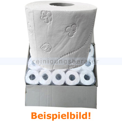 Toilettenpapier 3-lagig weiß Zellstoff 60 Rollen B-Ware
