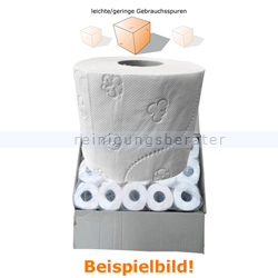 Toilettenpapier 3-lagig weiß Zellstoff 80 Rollen B-WARE