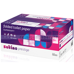 Toilettenpapier Einzelblatt Wepa Satino Super Soft hochweiß