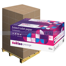 Toilettenpapier Einzelblatt Wepa Satino Super Soft hochweiß