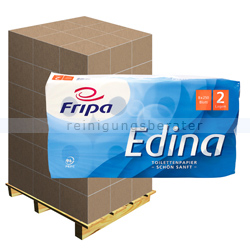 Toilettenpapier Fripa Edina hochweiß 2-lagig, Palette