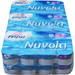 Toilettenpapier Fripa Tissue Nuvola hochweiß 3-lagig 48er