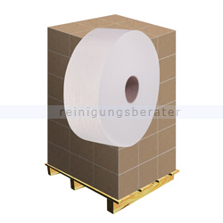 Toilettenpapier Großrolle 2-lagig Zellstoff hochweiß, Palette