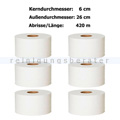 Toilettenpapier Großrolle Jumbo 2-lagig Recycling weiß
