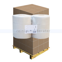 Toilettenpapier Großrolle naturweiß 2-lagig Palette