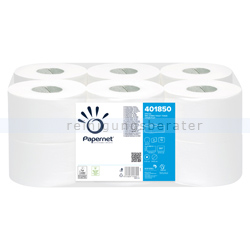 Toilettenpapier Großrolle Papernet Tissue Mini weiß 2-lagig
