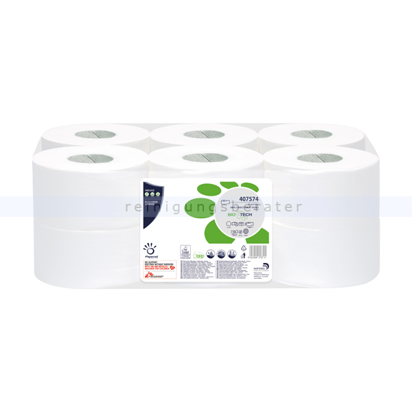 Toilettenpapier Papernet BIOTECH Jumbo Mini 2-lagig