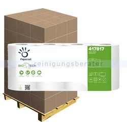Toilettenpapier Papernet BIOTECH Zellstoff 3-lagig Palette