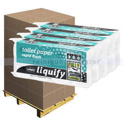 Toilettenpapier Wepa liquify Kleinrollen 3-lagig weiß Palette