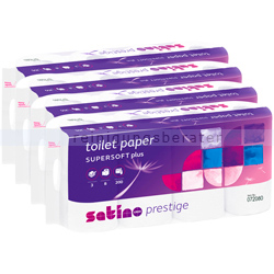 Toilettenpapier Wepa Satino Prestige Kleinrollen 3-lagig