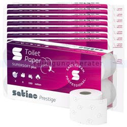 Toilettenpapier Wepa Satino Prestige Supersoft plus 4-lagig