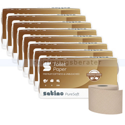 Toilettenpapier Wepa Satino PureSoft recycling 2-lagig