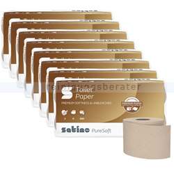 Toilettenpapier Wepa Satino PureSoft recycling 3-lagig