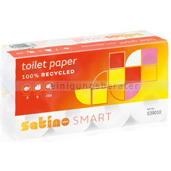 Toilettenpapier Wepa Satino Smart recycling hochweiß 3-lagig