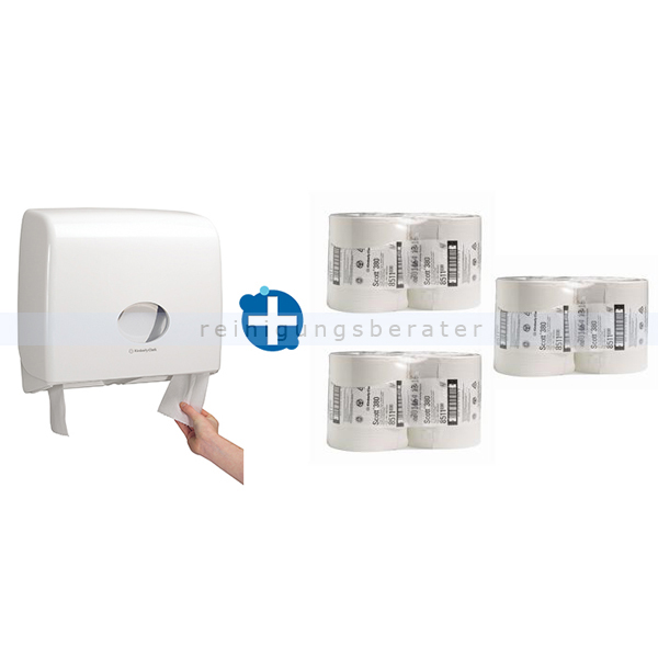 Toilettenpapierspender Aquarius Kimberly Clark Set 12