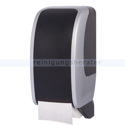 Toilettenpapierspender JM Metzger Cosmos ABS schwarz-silber