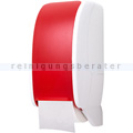 Toilettenpapierspender JM Metzger Cosmos ABS weiß-rot