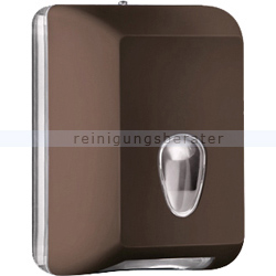 Toilettenpapierspender MP622 Einzelblatt Softtouch, braun
