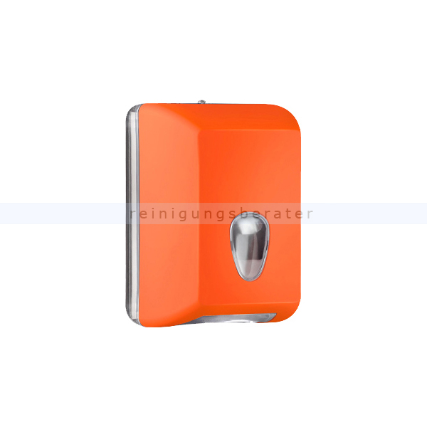 Toilettenpapierspender MP622 Einzelblatt Softtouch, orange