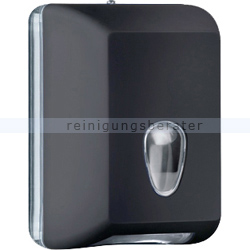 Toilettenpapierspender MP622 Einzelblatt Softtouch, schwarz