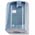 Zusatzbild Toilettenpapierspender Orgavente WAVE ABS transparent blau