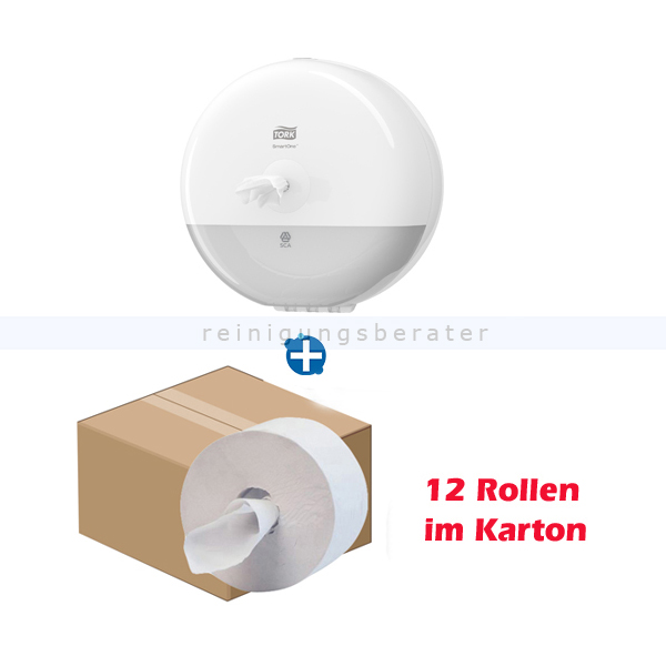 Toilettenpapierspender Set Tork SmartOneMini Spender